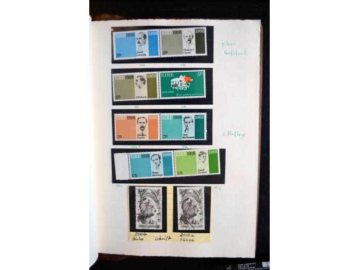 1922/1948, interessante gestempelte und ungebrauchte/postfrische Sammlung mit einigen besseren und kompletten Ausgaben sowie 