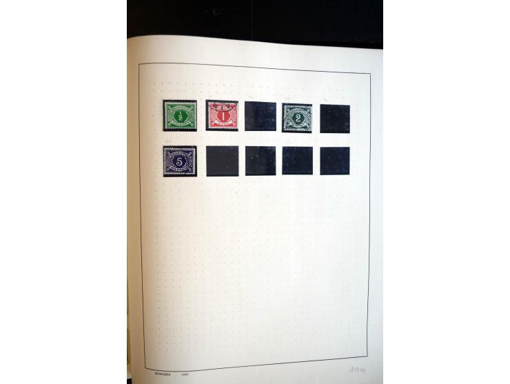 1922/2000, postfrische, ungebrauchte und etwas gestempelte Sammlung mit u.a. Mi.-Nr. 9-11, 37-39 (2), A-C61 (tropisch), genan