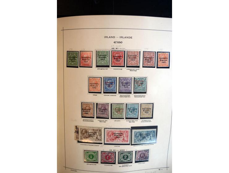 1922/2000, postfrische, ungebrauchte und etwas gestempelte Sammlung mit u.a. Mi.-Nr. 9-11, 37-39 (2), A-C61 (tropisch), genan