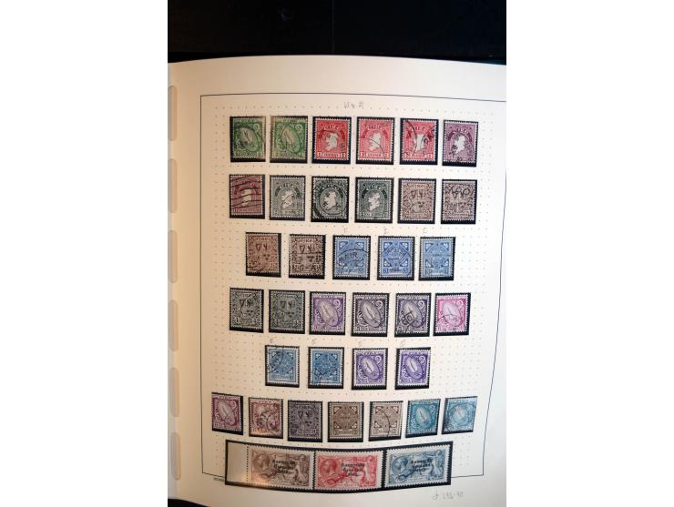 1922/2000, postfrische, ungebrauchte und etwas gestempelte Sammlung mit u.a. Mi.-Nr. 9-11, 37-39 (2), A-C61 (tropisch), genan