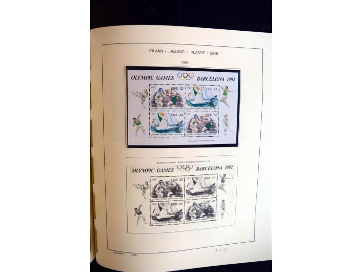1922/2000, postfrische, ungebrauchte und etwas gestempelte Sammlung mit u.a. Mi.-Nr. 9-11, 37-39 (2), A-C61 (tropisch), genan