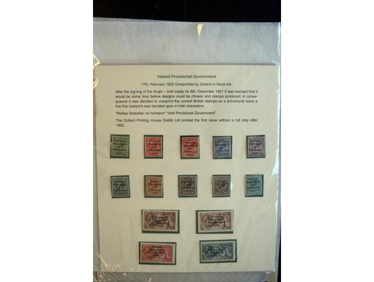 1922/23, ungebrauchte und postfrische Partie, meist Eckrandstücke mit Plattennummern in Einheiten