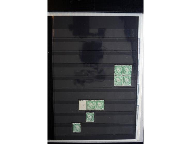 1922/68, Collection of definitives, 1922/23 set in pairs or blocks, 1933, 1 d. upright and inverted, 1934, ½ d.+2 d. in strip