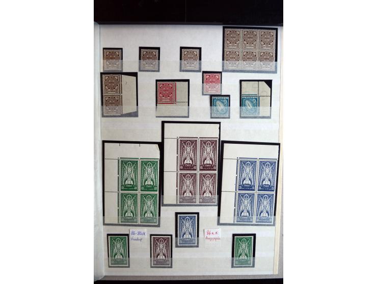 1922/68, Collection of definitives, 1922/23 set in pairs or blocks, 1933, 1 d. upright and inverted, 1934, ½ d.+2 d. in strip
