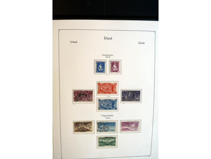 1922/98, am Anfang meist ungebrauchte und gestempelte Sammlung in 3 Alben, über weite Strecken kpl. mit u.a. Mi.-Nr. 9-11 II,
