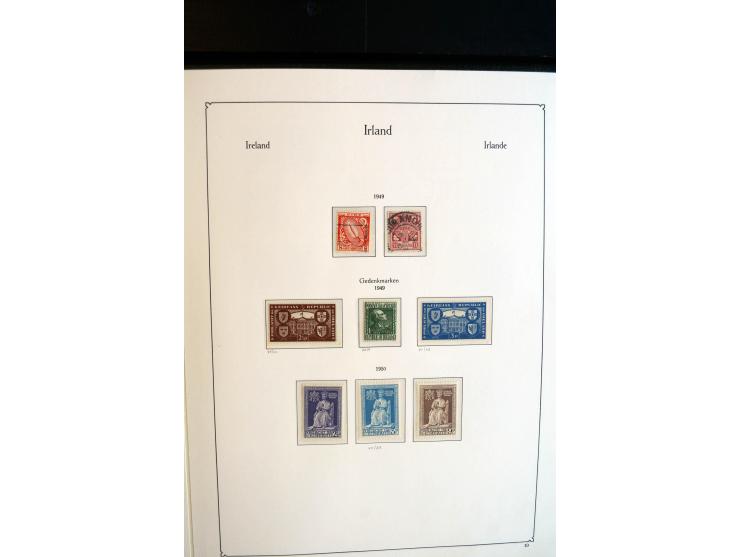 1922/98, am Anfang meist ungebrauchte und gestempelte Sammlung in 3 Alben, über weite Strecken kpl. mit u.a. Mi.-Nr. 9-11 II,