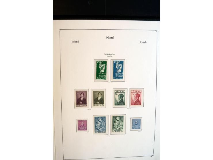 1922/98, am Anfang meist ungebrauchte und gestempelte Sammlung in 3 Alben, über weite Strecken kpl. mit u.a. Mi.-Nr. 9-11 II,