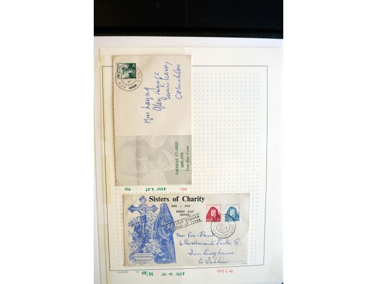 1922/98, am Anfang meist ungebrauchte und gestempelte Sammlung in 3 Alben, über weite Strecken kpl. mit u.a. Mi.-Nr. 9-11 II,