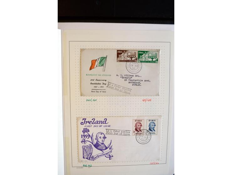 1922/98, am Anfang meist ungebrauchte und gestempelte Sammlung in 3 Alben, über weite Strecken kpl. mit u.a. Mi.-Nr. 9-11 II,