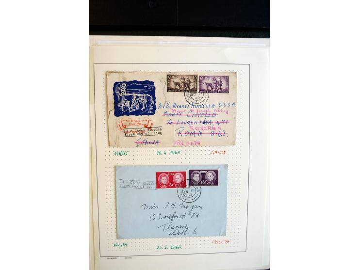1922/98, am Anfang meist ungebrauchte und gestempelte Sammlung in 3 Alben, über weite Strecken kpl. mit u.a. Mi.-Nr. 9-11 II,
