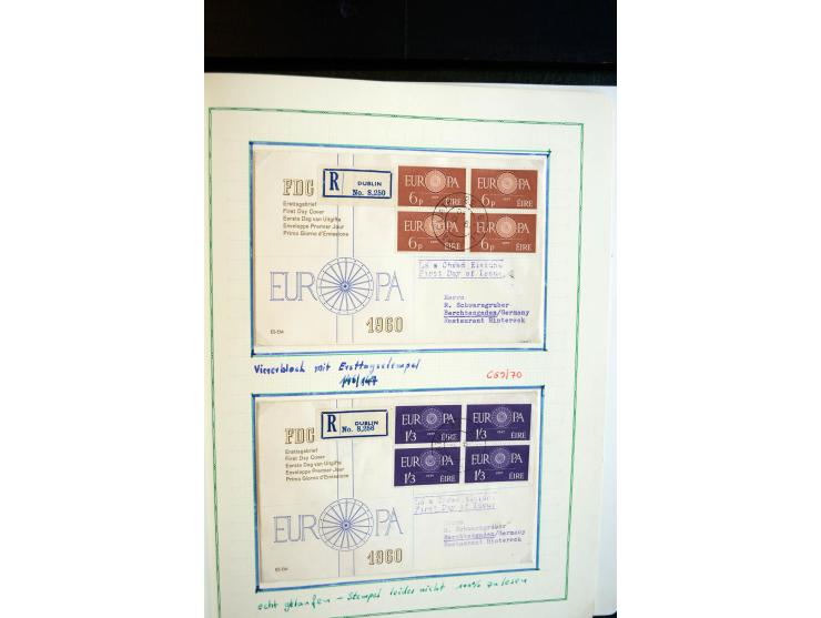 1922/98, am Anfang meist ungebrauchte und gestempelte Sammlung in 3 Alben, über weite Strecken kpl. mit u.a. Mi.-Nr. 9-11 II,