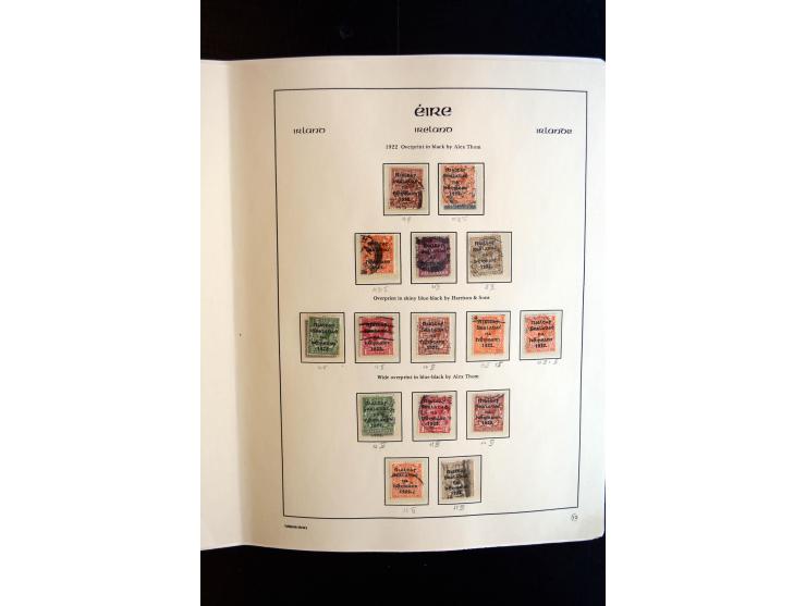 1922/82, meist gestempelte Sammlung mit einigen besseren und kpl. Ausgaben bzw. einige bessere Aufdruckwerte sind mehrfach vo