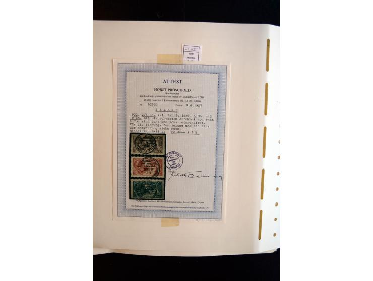 1922/82, meist gestempelte Sammlung mit einigen besseren und kpl. Ausgaben bzw. einige bessere Aufdruckwerte sind mehrfach vo
