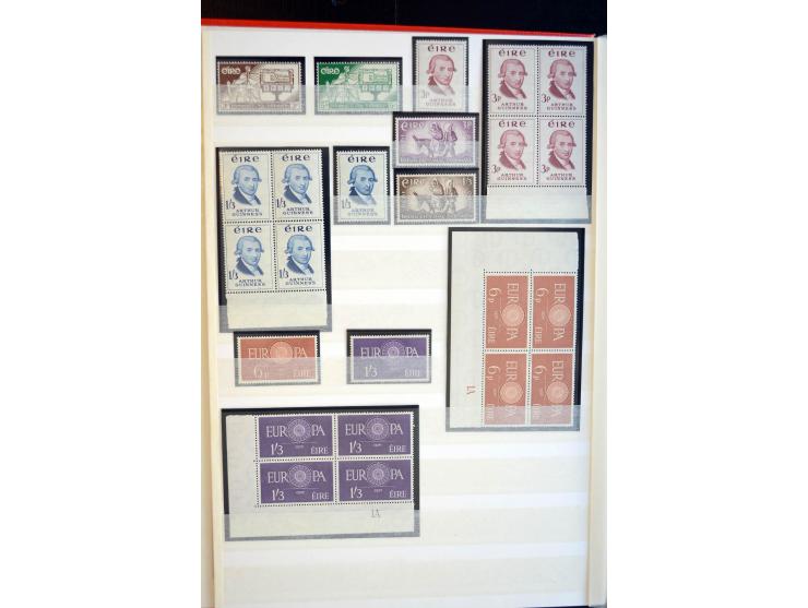 1929/2004, Collection of commemoratives in 5 albums, mainly block of 4 with many cylinder blocks, the earlier period includin