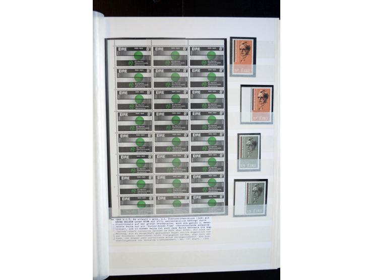 1929/2004, Collection of commemoratives in 5 albums, mainly block of 4 with many cylinder blocks, the earlier period includin
