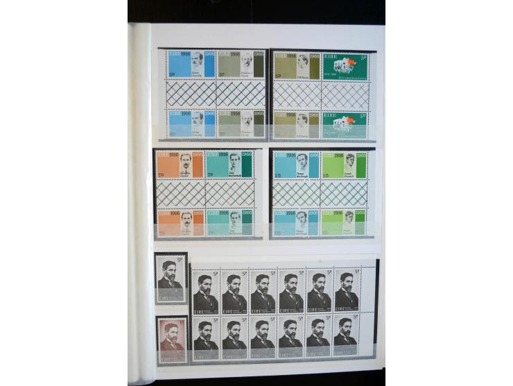 1929/2004, Collection of commemoratives in 5 albums, mainly block of 4 with many cylinder blocks, the earlier period includin