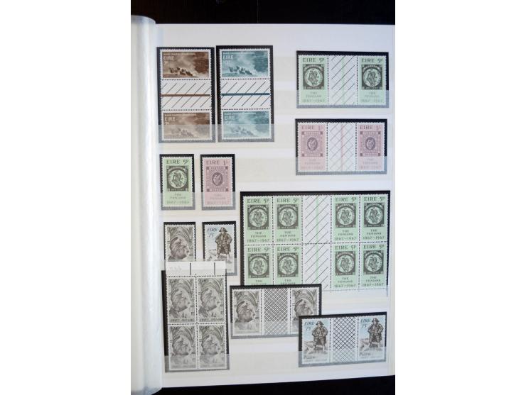 1929/2004, Collection of commemoratives in 5 albums, mainly block of 4 with many cylinder blocks, the earlier period includin