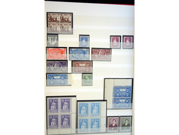 1929/2004, Collection of commemoratives in 5 albums, mainly block of 4 with many cylinder blocks, the earlier period includin