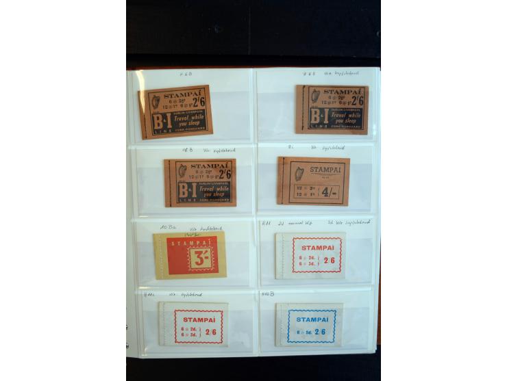 1945/85 (ca.), umfangreiche, meist postfrische und gestempelte Sammlung Markenheftchen, Heftchenblätter und Zusammendrucke in