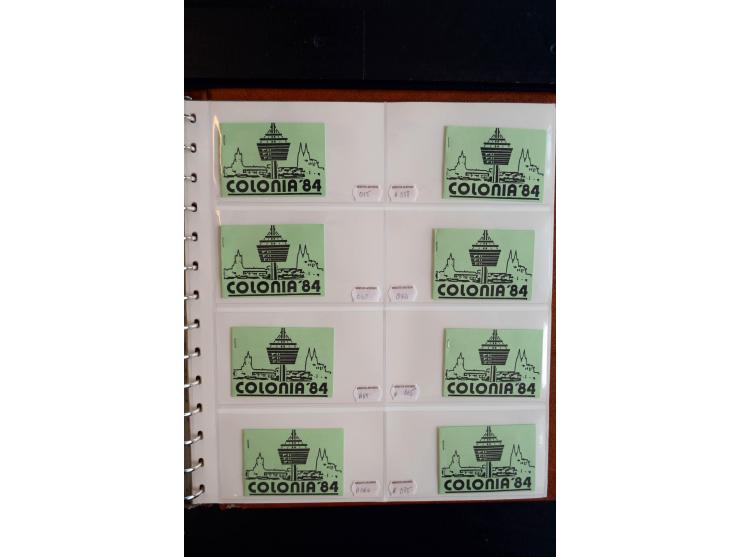1945/85 (ca.), umfangreiche, meist postfrische und gestempelte Sammlung Markenheftchen, Heftchenblätter und Zusammendrucke in