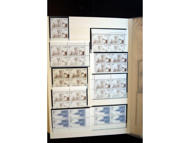 1982/90, Specialised collection of Architecture definitives, apparently complete gum and paper types, single stamps, gutter p