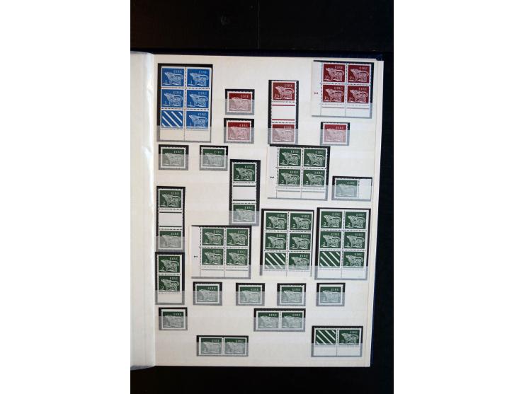 1982/90, Specialised collection of Architecture definitives, apparently complete gum and paper types, single stamps, gutter p