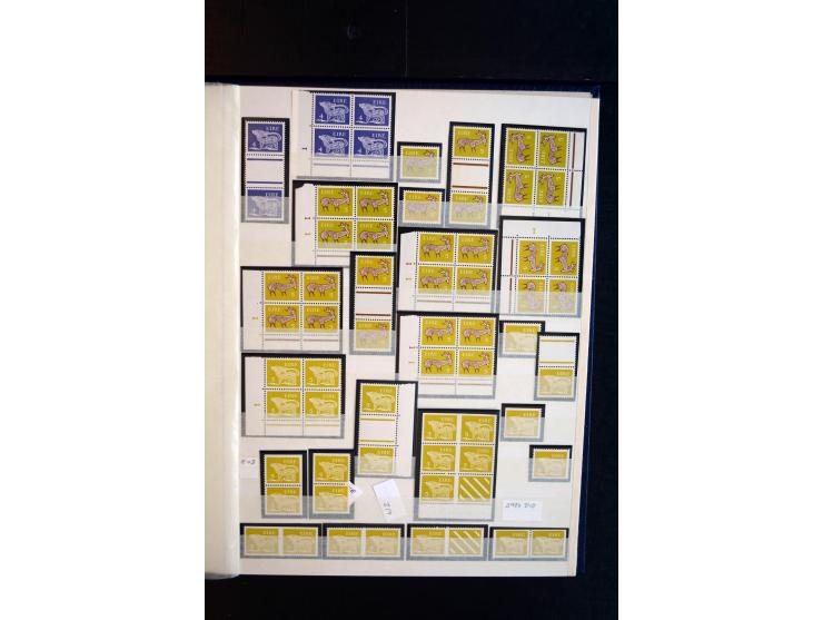 1982/90, Specialised collection of Architecture definitives, apparently complete gum and paper types, single stamps, gutter p