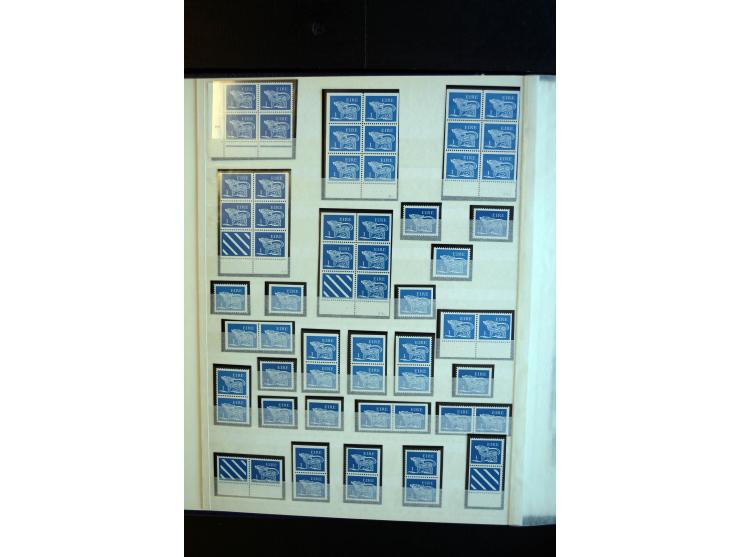 1982/90, Specialised collection of Architecture definitives, apparently complete gum and paper types, single stamps, gutter p