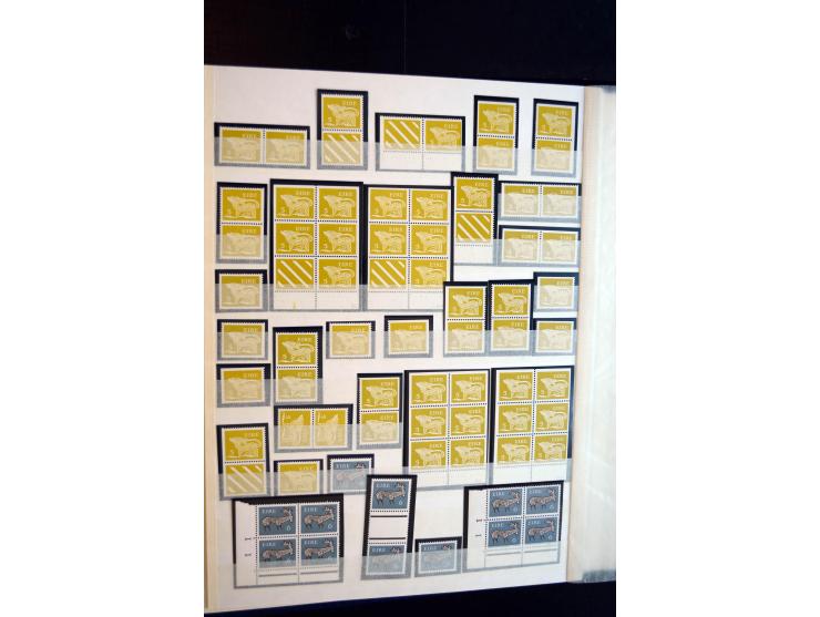 1982/90, Specialised collection of Architecture definitives, apparently complete gum and paper types, single stamps, gutter p