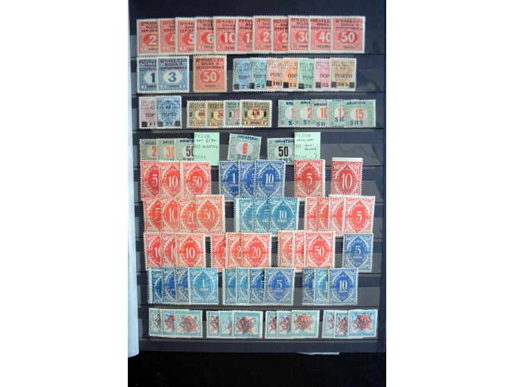 1879/1990, ungebrauchte/postfrische und gestempelte Sammlung, dabei ein guter Teil Bosnien und Herzegowina mit u.a. Mi.-Nr. 6