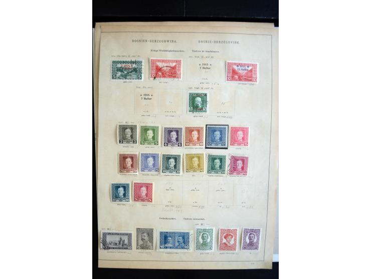 1879/1990, ungebrauchte/postfrische und gestempelte Sammlung, dabei ein guter Teil Bosnien und Herzegowina mit u.a. Mi.-Nr. 6