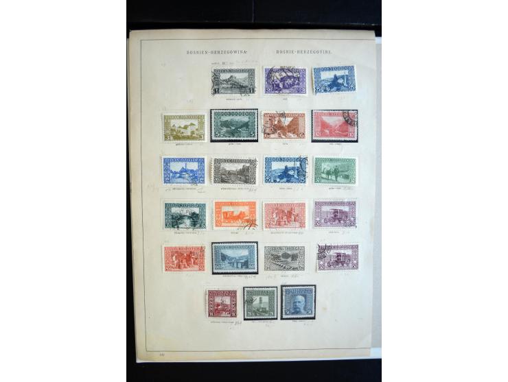 1879/1990, ungebrauchte/postfrische und gestempelte Sammlung, dabei ein guter Teil Bosnien und Herzegowina mit u.a. Mi.-Nr. 6