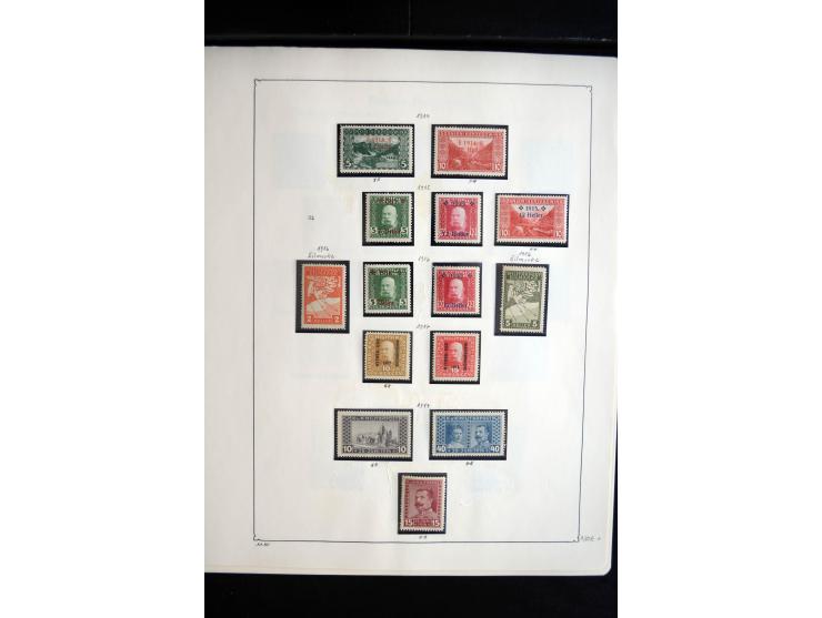 1879/1990, ungebrauchte/postfrische und gestempelte Sammlung, dabei ein guter Teil Bosnien und Herzegowina mit u.a. Mi.-Nr. 6