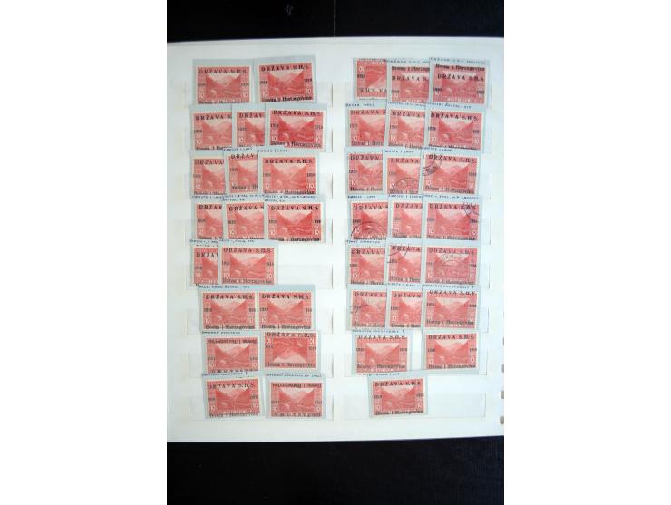 1879/1990, ungebrauchte/postfrische und gestempelte Sammlung, dabei ein guter Teil Bosnien und Herzegowina mit u.a. Mi.-Nr. 6
