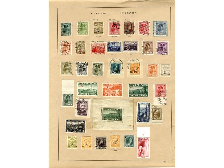 1852/1923, schöne, hauptsächlich gestempelte Sammlung, dabei Mi.-Nr. 4,5,7,8,9,10,11,12,14,22 und 34 gestempelt, gute Erhaltu