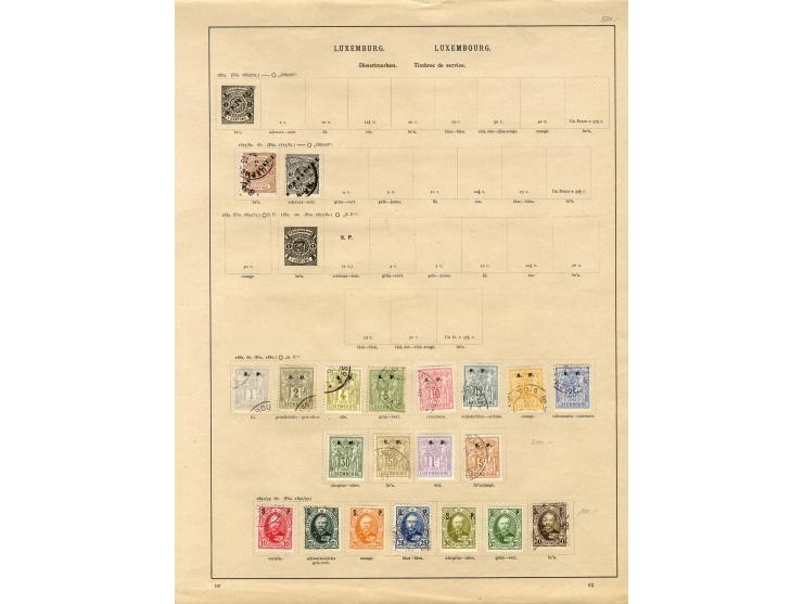 1852/1923, schöne, hauptsächlich gestempelte Sammlung, dabei Mi.-Nr. 4,5,7,8,9,10,11,12,14,22 und 34 gestempelt, gute Erhaltu