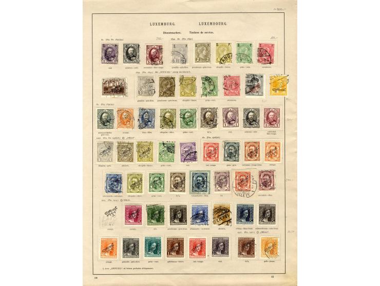 1852/1923, schöne, hauptsächlich gestempelte Sammlung, dabei Mi.-Nr. 4,5,7,8,9,10,11,12,14,22 und 34 gestempelt, gute Erhaltu