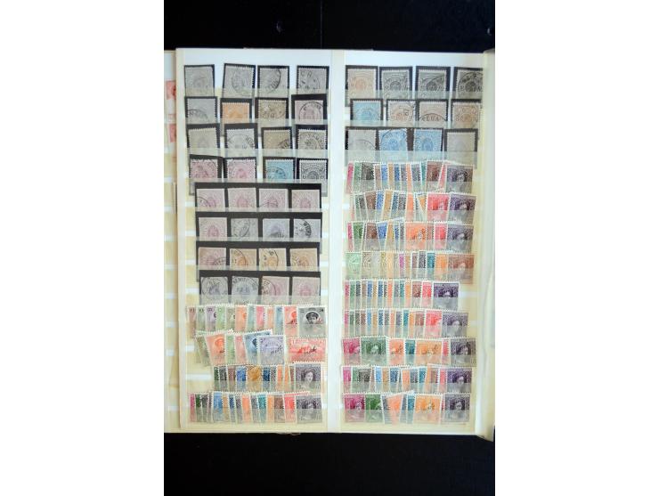1865/1970 (ca.), interessanter Bestand im Karton, dabei viele bessere Ausgabe, oft mehrfach, einige Proben, etc.