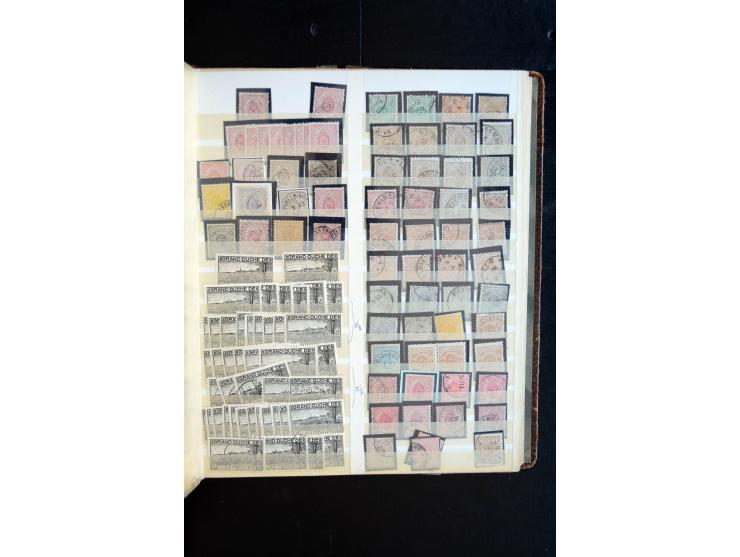 1865/1970 (ca.), interessanter Bestand im Karton, dabei viele bessere Ausgabe, oft mehrfach, einige Proben, etc.