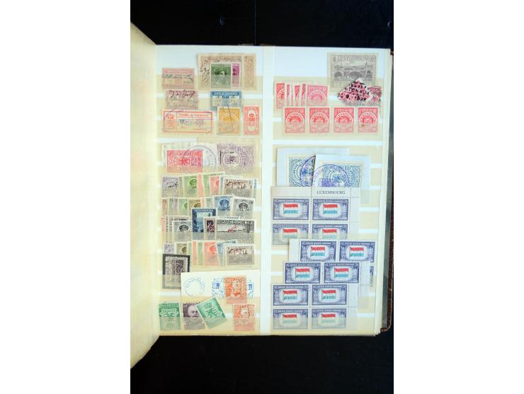 1865/1970 (ca.), interessanter Bestand im Karton, dabei viele bessere Ausgabe, oft mehrfach, einige Proben, etc.
