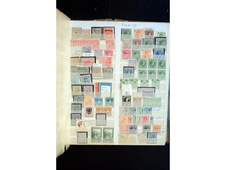 1865/1970 (ca.), interessanter Bestand im Karton, dabei viele bessere Ausgabe, oft mehrfach, einige Proben, etc.