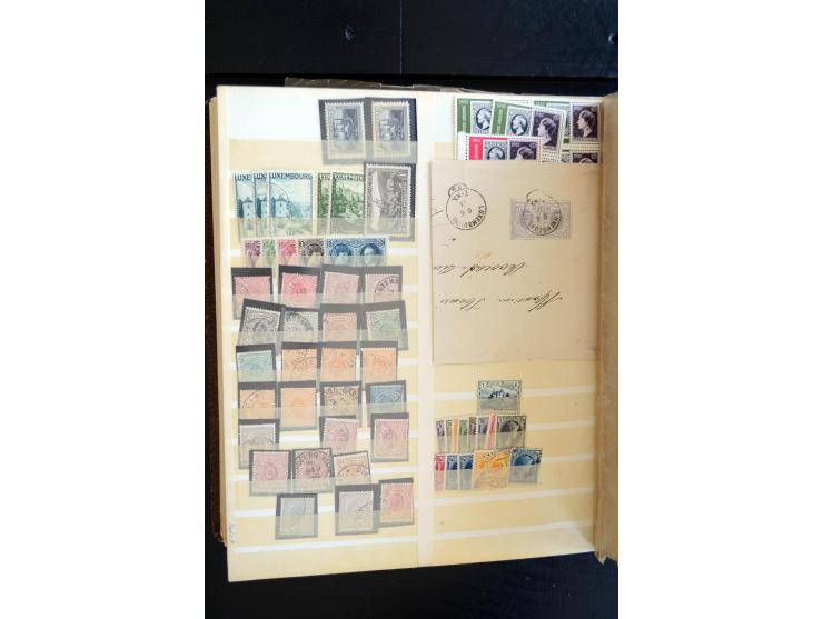 1865/1970 (ca.), interessanter Bestand im Karton, dabei viele bessere Ausgabe, oft mehrfach, einige Proben, etc.