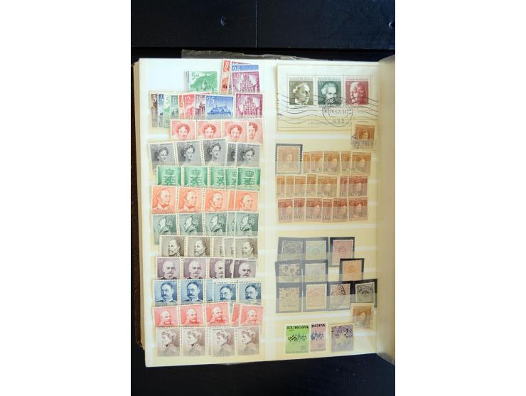 1865/1970 (ca.), interessanter Bestand im Karton, dabei viele bessere Ausgabe, oft mehrfach, einige Proben, etc.