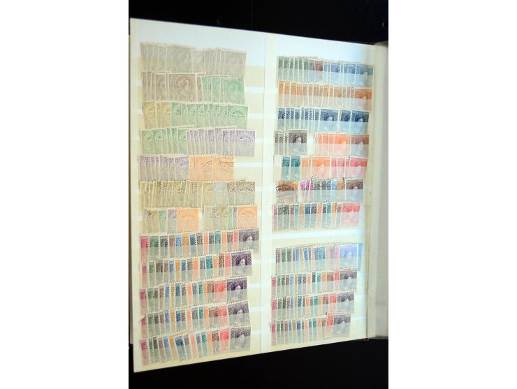 1865/1970 (ca.), interessanter Bestand im Karton, dabei viele bessere Ausgabe, oft mehrfach, einige Proben, etc.