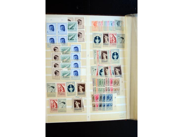1865/1970 (ca.), interessanter Bestand im Karton, dabei viele bessere Ausgabe, oft mehrfach, einige Proben, etc.