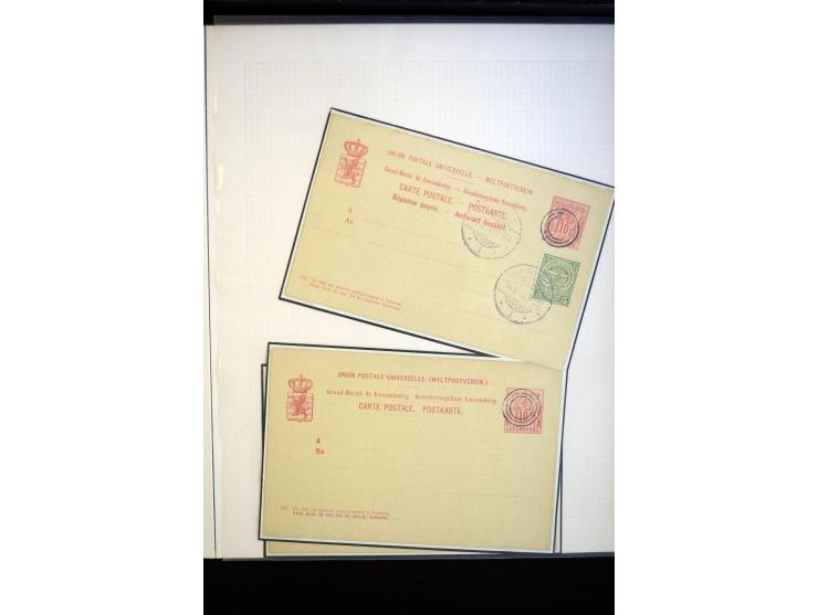 1882, Allegorie, postfrische, ungebrauchte und gestempelte spezialisierte Sammlung mit einigen Briefen und Karten, dabei Einh