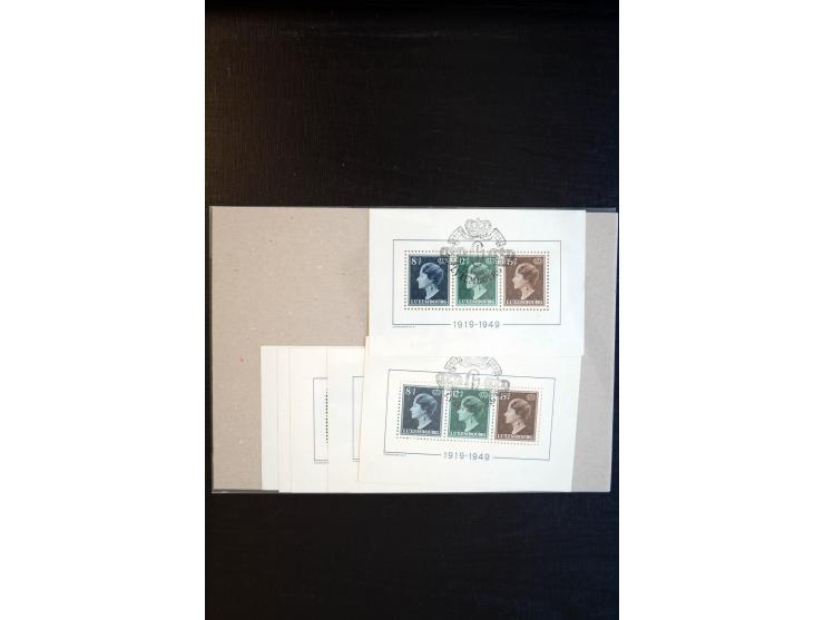 1930/83 (ca.), meist postfrischer Bestand in 9 Kassetten, dabei viele bessere 4er-Blocks, Rollenstreifen, Plattenfehler, etc.