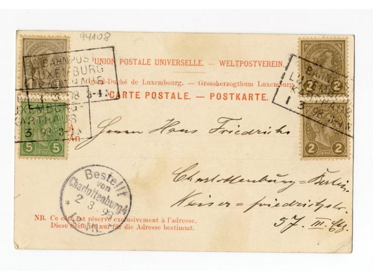 1885/1916, 28 Briefe und Karten, dabei u.a. R-Briefe nach Gibraltar, Salvador und Dänisch Westindien