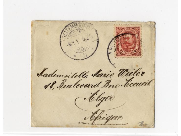 1885/1916, 28 Briefe und Karten, dabei u.a. R-Briefe nach Gibraltar, Salvador und Dänisch Westindien