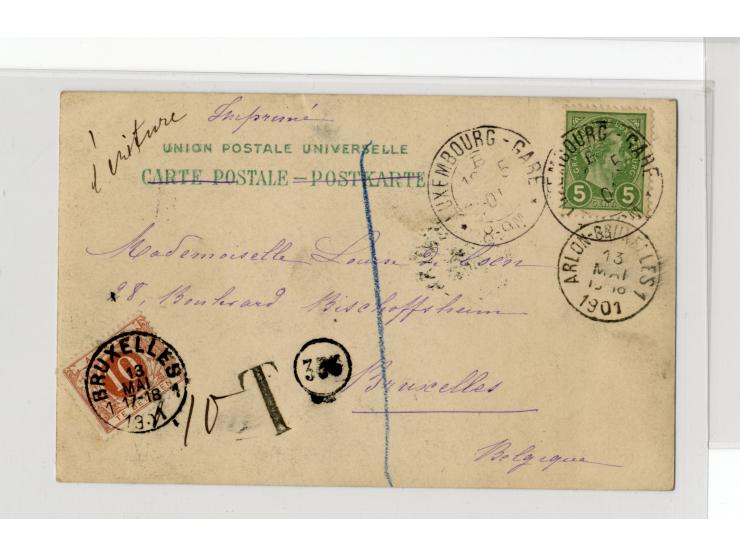 1885/1916, 28 Briefe und Karten, dabei u.a. R-Briefe nach Gibraltar, Salvador und Dänisch Westindien
